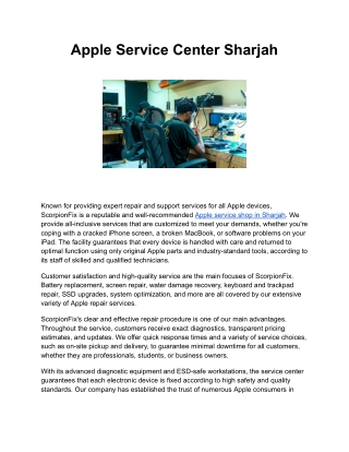 Apple Service Center Sharjah (2)