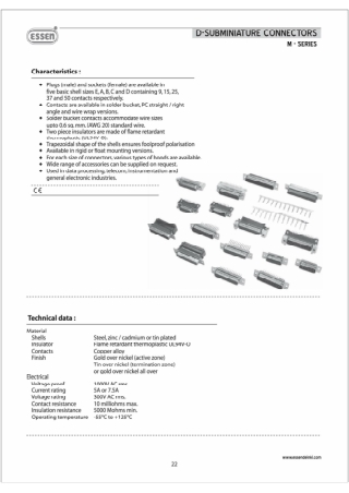 M-Series Electronic Connectors Catalogue | Industrial Connectivity Solutions