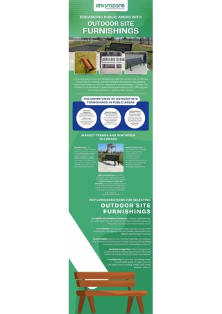 Infographic About Enhancing Public Areas With Outdoor Site Furnishings
