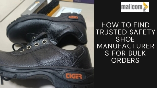 How to Find Trusted Safety Shoe Manufacturers for Bulk Orders