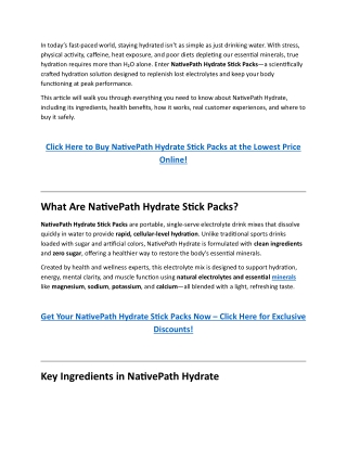 https://www.facebook.com/NativePathHydrateStickPacks/