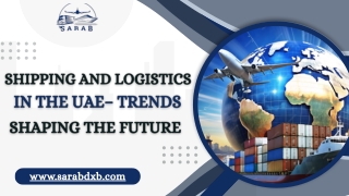 Shipping And Logistics in The UAE – Trends Shaping The Future