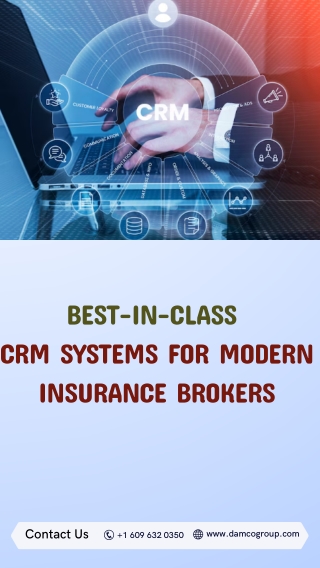 Best-in-Class CRM Systems for Modern Insurance Brokers