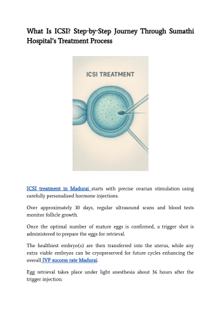 What Is ICSI_ Step‑by‑Step Journey Through Sumathi Hospital’s Treatment Process