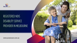 Registered NDIS Disability Service Provider in Melbourne