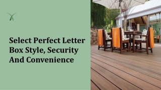 select perfect letter box style security