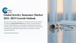 Global Jewelry Insurance Market Report 2025 and Size, Share and Trends