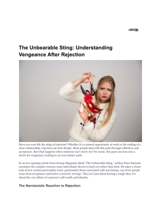 _The Unbearable Sting_ Understanding Vengeance After Rejection