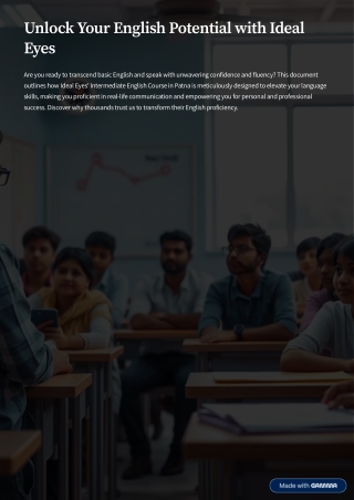 unlock your english potential with ideal eyes