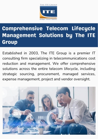 comprehensive telecom lifecycle management