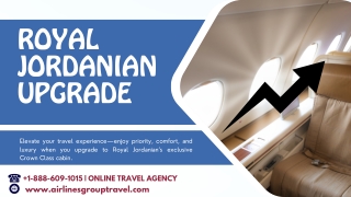 How to get upgraded on Royal Jordanian