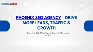 Phoenix SEO Agency – Drive More Leads, Traffic & Growth