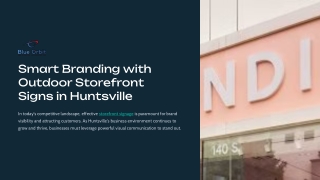 Choosing the Right Storefront Signs Near Me in Huntsville