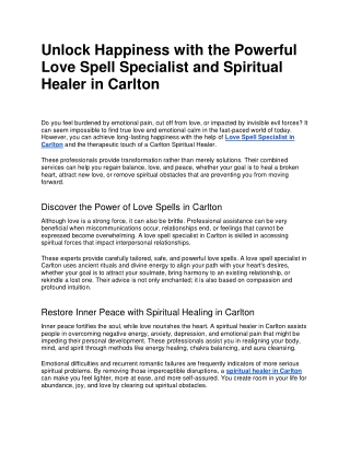 Top Astrologer Providing Black Magic Removal in Brunswick