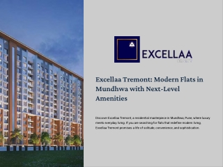 Excellaa Tremont – Modern Flats in Mundhwa with Next-Level Amenities