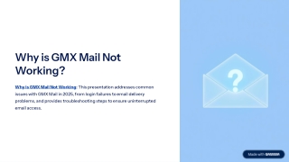 Why is GMX Mail Not Working? Common Causes Explained