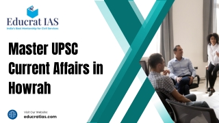 Master UPSC Current Affairs in Howrah