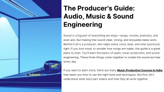The-Producers-Guide-Audio-Music-and-Sound-Engineering