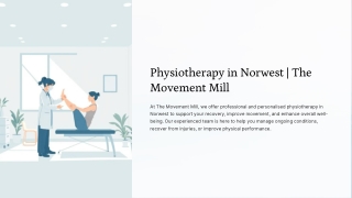 Leading Physio Clinic in Norwest – The Movement Mill