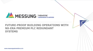 Future-Proof Building Operations with NX-ERA Premium PLC Redundant Systems