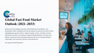Global Fast Food Market Report 2025 and its Size, Share and Trends