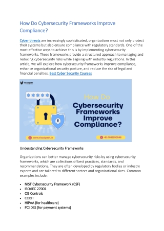 Cyber Security Training in Bangalore | Cyber Security