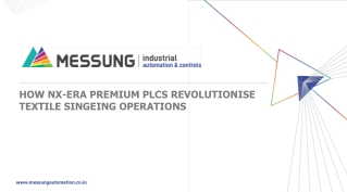 How NX-ERA Premium PLCs Revolutionise Textile Singeing Operations