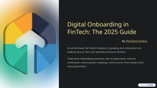 Top Reasons Why FinTech Should Adopt Digital Onboarding in 2025