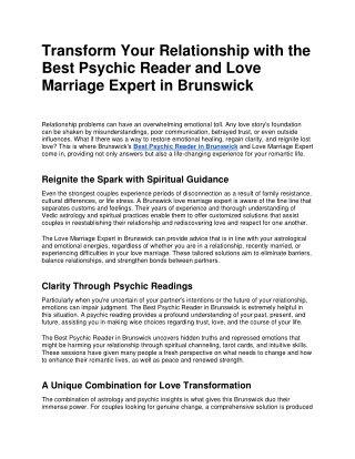 Get Love Back in St Kilda with Powerful Astrology Remedies