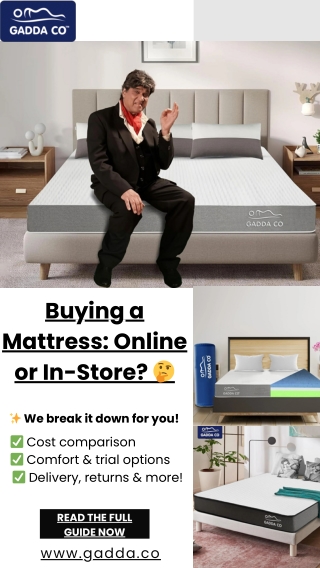 Buying a Mattress Online or In-Store