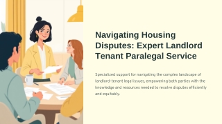 Why a Landlord Tenant Paralegal Service Can Make All the Difference