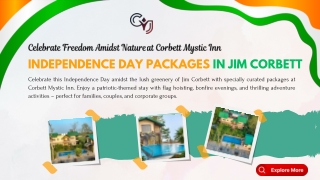 Plan a Patriotic Getaway with Independence Day Celebration Packages
