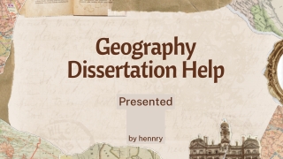 Professional Geography Dissertation Help for Students – Expert Support from Star