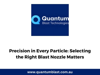 precision in every particle selecting the right