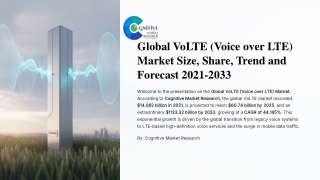 VoLTE Market Size, Share, Trend and Forecast 2021-2033