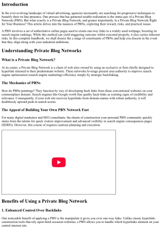Is a Private Blog Network Right for Your Business?