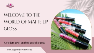 Spice Up Your Smile with Long-Wear Magenta Matte Gloss