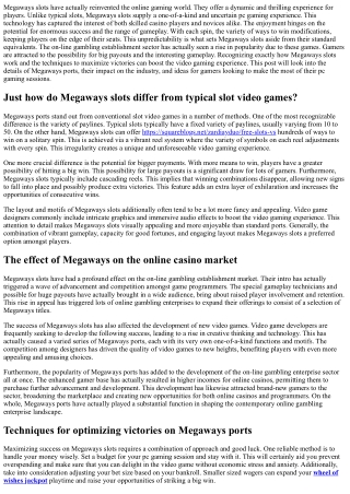 Megaways  Pokie -  Uncovering the  Advancement of  On The Net  Video Gaming