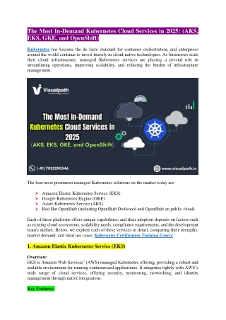 the most in demand kubernetes cloud services