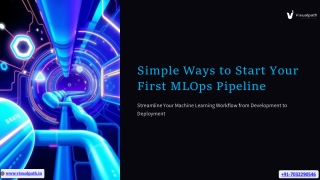 simple ways to start your first mlops pipeline