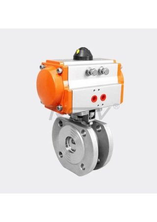 Van bi Wafer điều khiển khí nén - htvietnamvalve