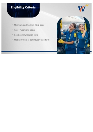 Cabin Crew Course Overview: Duration, Fees, Eligibility & Salary