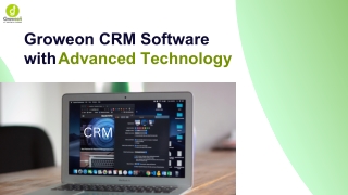 groweon crm software advanced technology with