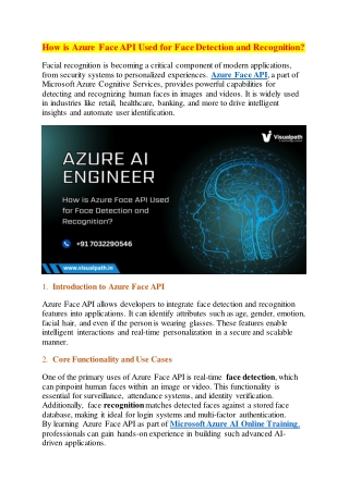 Microsoft Azure AI Engineer | Azure AI Course in Hyderabad