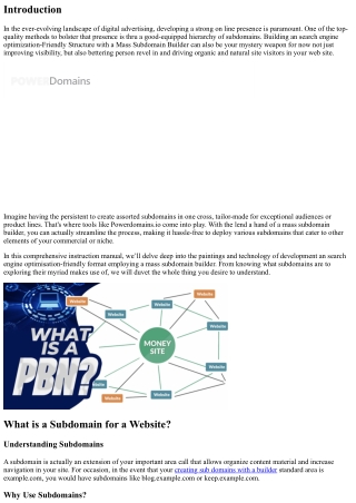 Building an website positioning-Friendly Structure with a Mass Subdomain Builder
