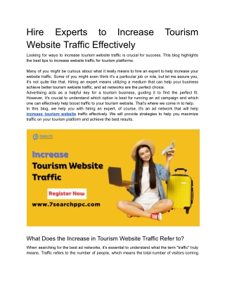 Hire Experts to Increase Tourism Website Traffic Effectively (2)