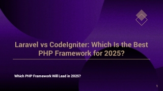 Laravel vs CodeIgniter: Which Is the Best PHP Framework for 2025?