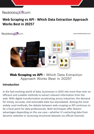 web scraping vs api which data extraction