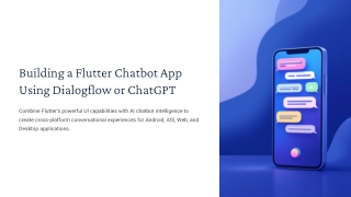 building a flutter chatbot app using dialogflow