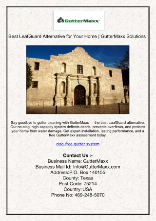 Best LeafGuard Alternative for Your Home  GutterMaxx Solutions